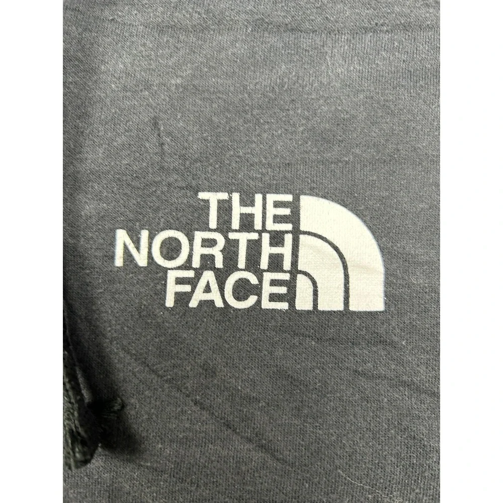 The North Face Hoodie Cotton Polyester Black Medium Mens
